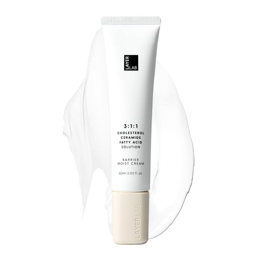 LAYERLAB Barrier Moist Cream tube in sleek packaging for daily hydration.