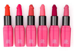 Laymoon eight bold colors lipstick, vibrant shades for any mood or party.