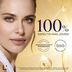 L'Bel Concentré Total applied on the face during massage for smooth, hydrated skin.