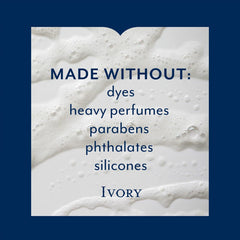 LDREAMAM Ivory Body Wash Original massage on skin shows easy lather.
