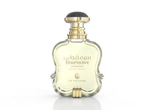 Le Falcone Symphony Harmony bottle showcasing balanced elegance for everyday refinement