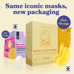 Gift-ready LE GUSHE Gold Under Eye Patches for bridesmaids