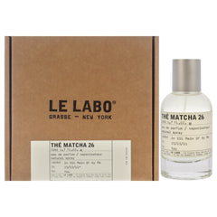 Le Labo The Matcha 26 bottle front view, showcasing premium design for daily fragrance.