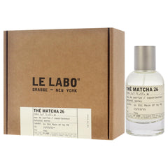Le Labo The Matcha 26 packaging box with a matte finish.