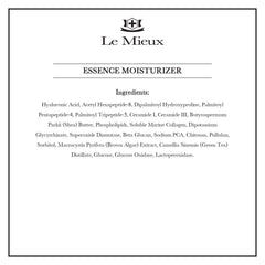 Le Mieux Essence fragrance-free label emphasizes unisex, gentle care.