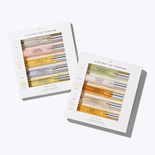 Le Monde Gourmand box set travel-friendly collection of 10 mini EDPs