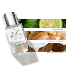 Le Monde Gourmand Coconut Milk Perfume Oil packaging box display