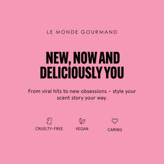 Le Monde Gourmand Confetti Dore packaging on shelf signals a festive gift.