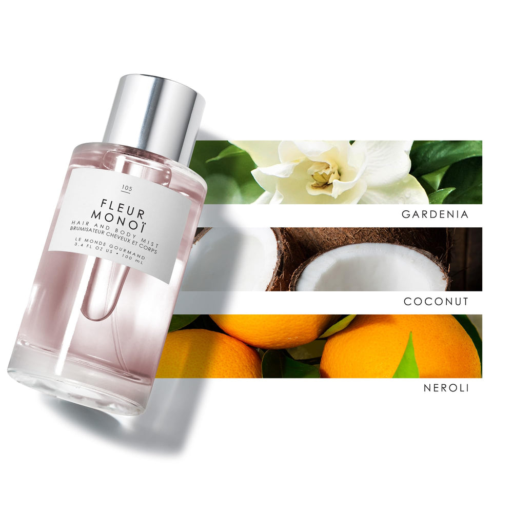 MIST dispersion image highlights airy spray ideal for light body fragrance