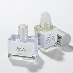 Le Monde Gourmand Santal Supreme pulse-point close-up for layering ideas.