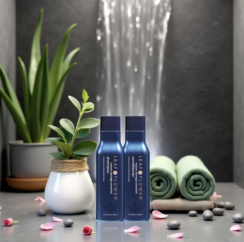 Leaf & Flow shampoo detail closeup showing rich foam for gentle cleansing.