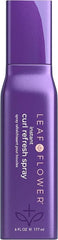 Leaf and Flower Instant Curl Refresh Spray bottle revitalizes curls with lightweight hydration
