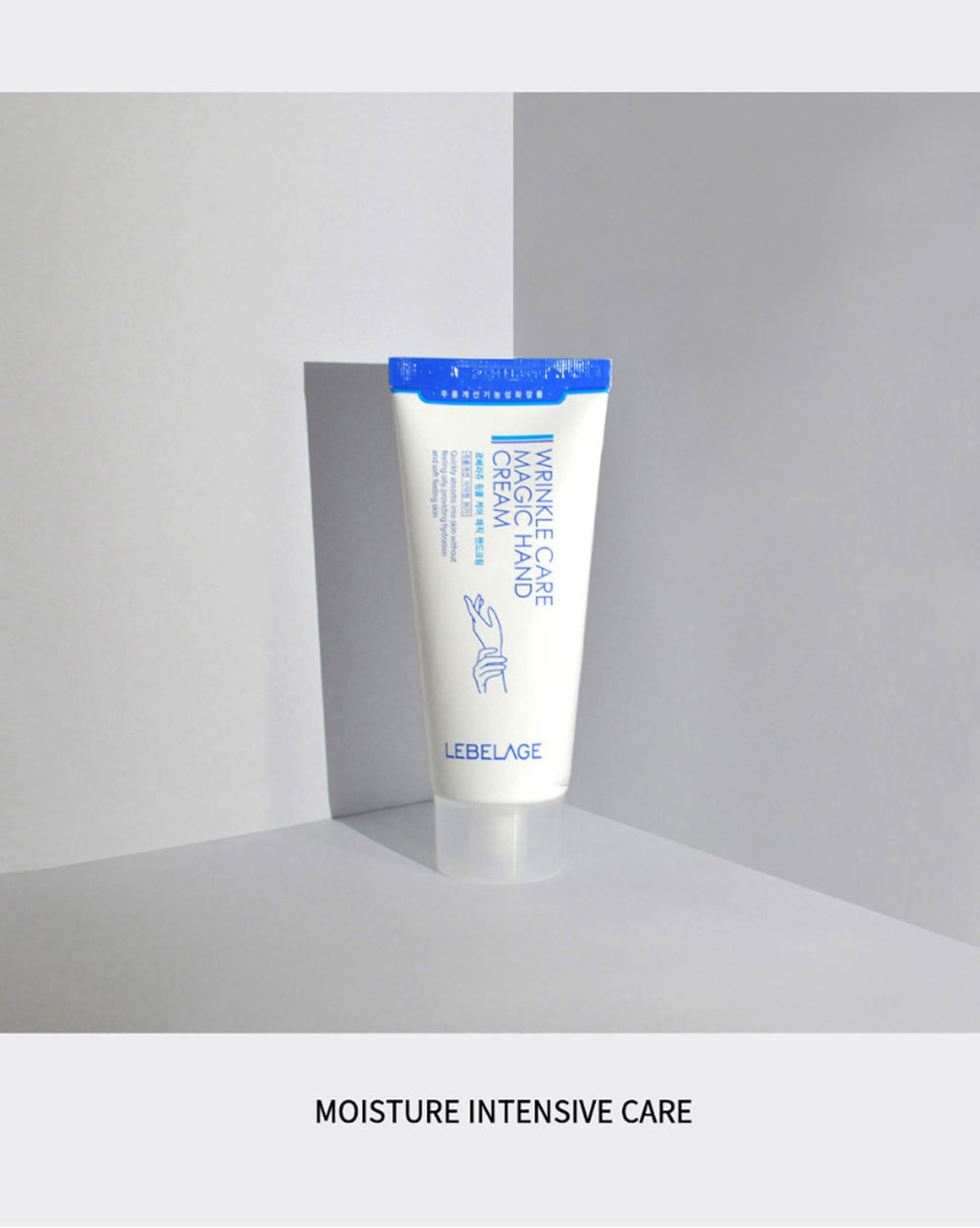 LEBELAGE Daily Moisturizing Hand Cream swatch on skin shows quick absorption