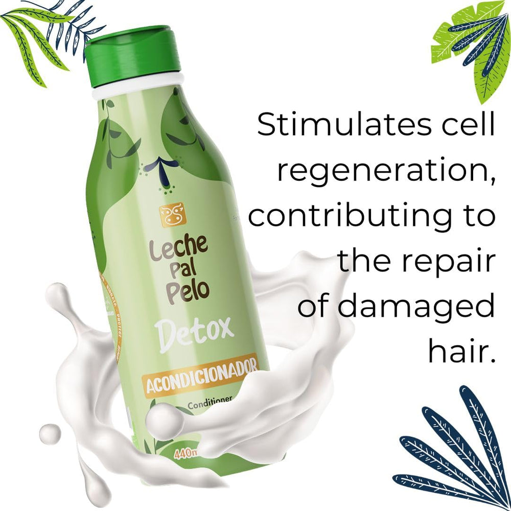 Hair after wash shows natural shine from detox formula.