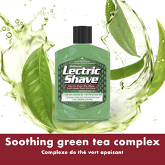 Lectric Shave Original pre-shave being squeezed onto fingertips.