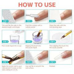 Leeclek finished manicure ideas showcasing salon‑like results at home