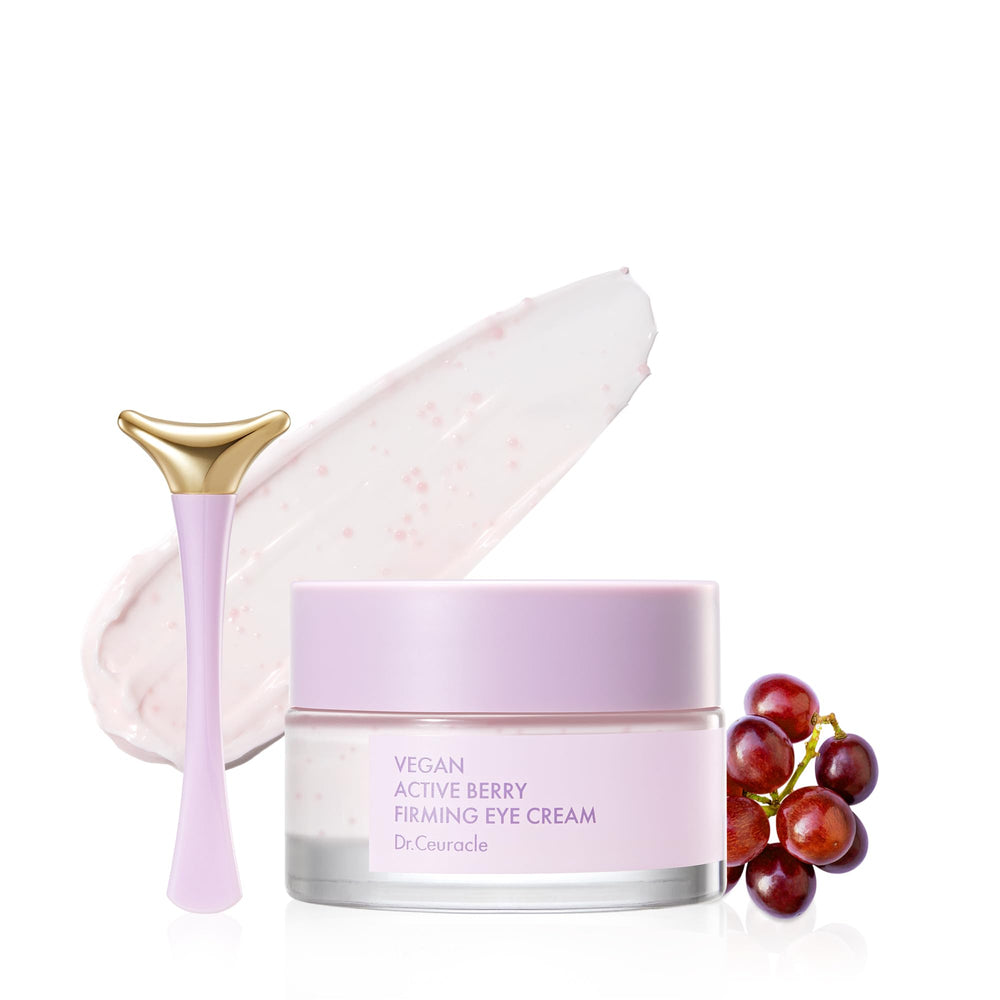 Leegeehaam Dr.Ceuracle vegan active berry eye cream applicator cools and refreshes