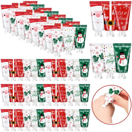 Leelosp 72-piece Secret Santa gift set packaging with festive design for gifting