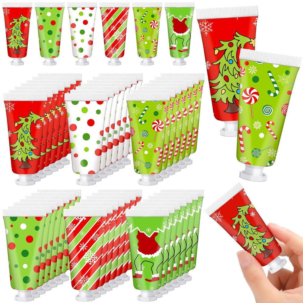 Leelosp Christmas hand cream set in red and green packaging, perfect for festive gifting.