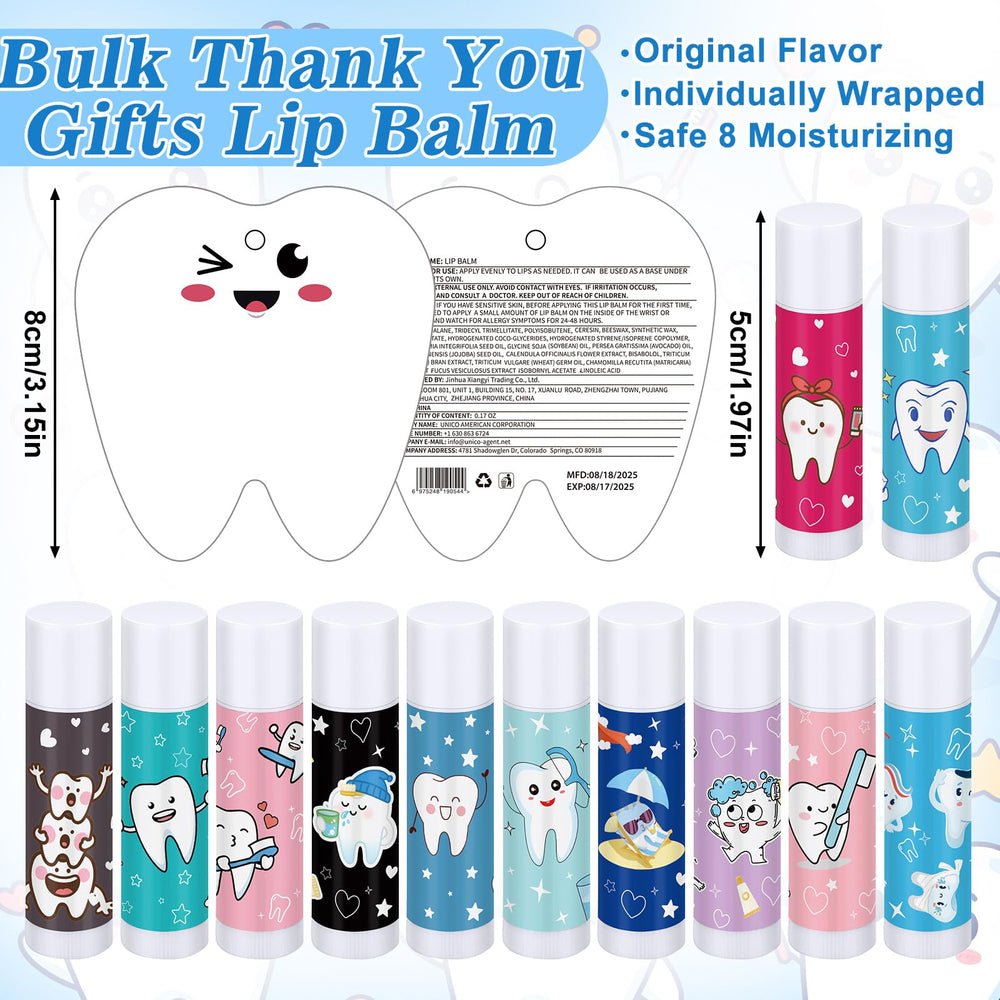 Leelosp dental gift packaging highlights a stylish pattern for staff appreciation.