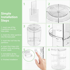 LeeWent sturdy countertop organizer provides stable storage with reduced clutter.