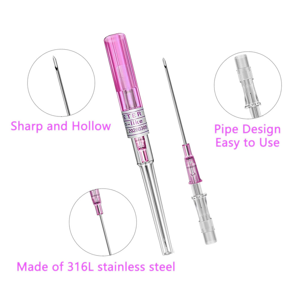LEEYUKA 16G sterile pack, ready-to-use for piercing applications.