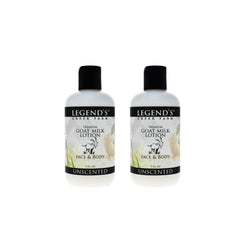 Legend's Creek Goat Milk Lotion unscented 9 oz bottle for daily hydration