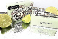 Legend's Creek Fresh Lime scent on the soap with citrus notes and revitalizing feel