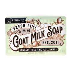 Legends Creek goat milk soap ingredients close-up for natural cleansing.