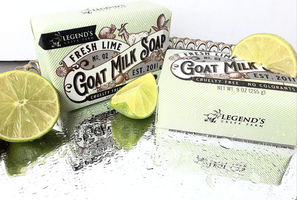 Legends Creek natural ingredients label emphasizes purity.