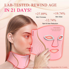 LEKKSA mask offers 7 modes and 5 intensity levels to customize sessions