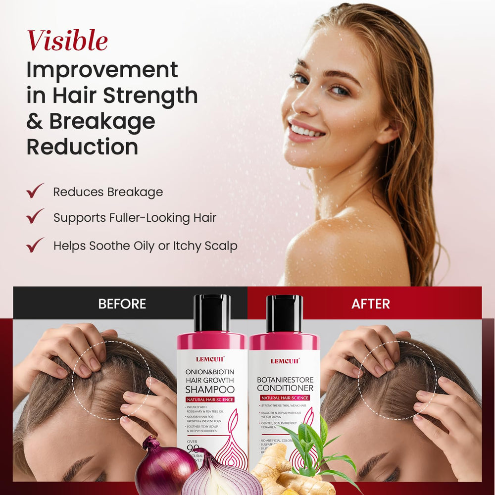 Lemcuh shampoo bottle with rosemary scent provides refreshing cleanse and scalp care