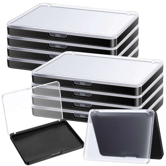 Lemecima magnetic makeup palette collection showing eight empty palettes for DIY cosmetics organization