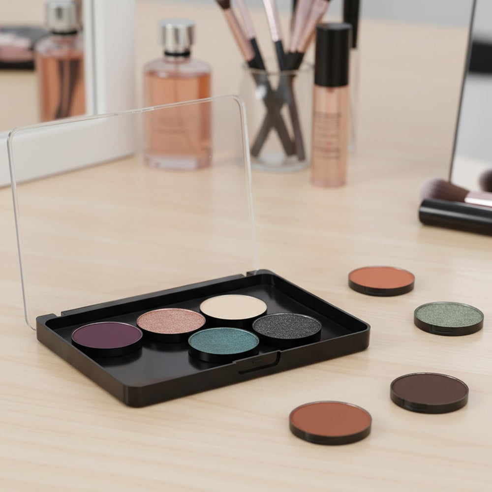 Lemecima palette compatible with metal iron pans for secure storage