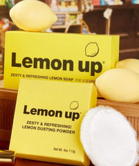 Lemon Up close texture reveals light, absorbing powder for soft, matte skin.