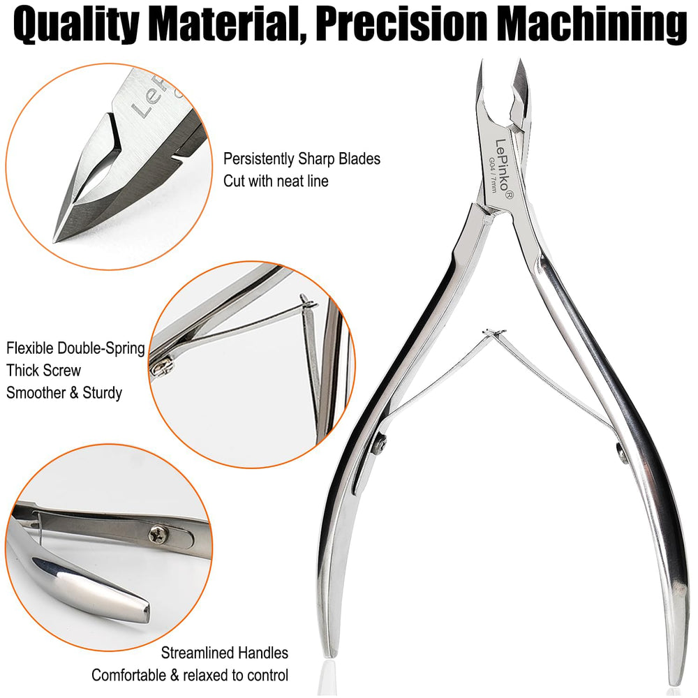 Ergonomic LePinko cuticle trimmer design for comfortable use