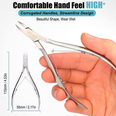 Compact LePinko trimmer ideal for travel and on-the-go manicure
