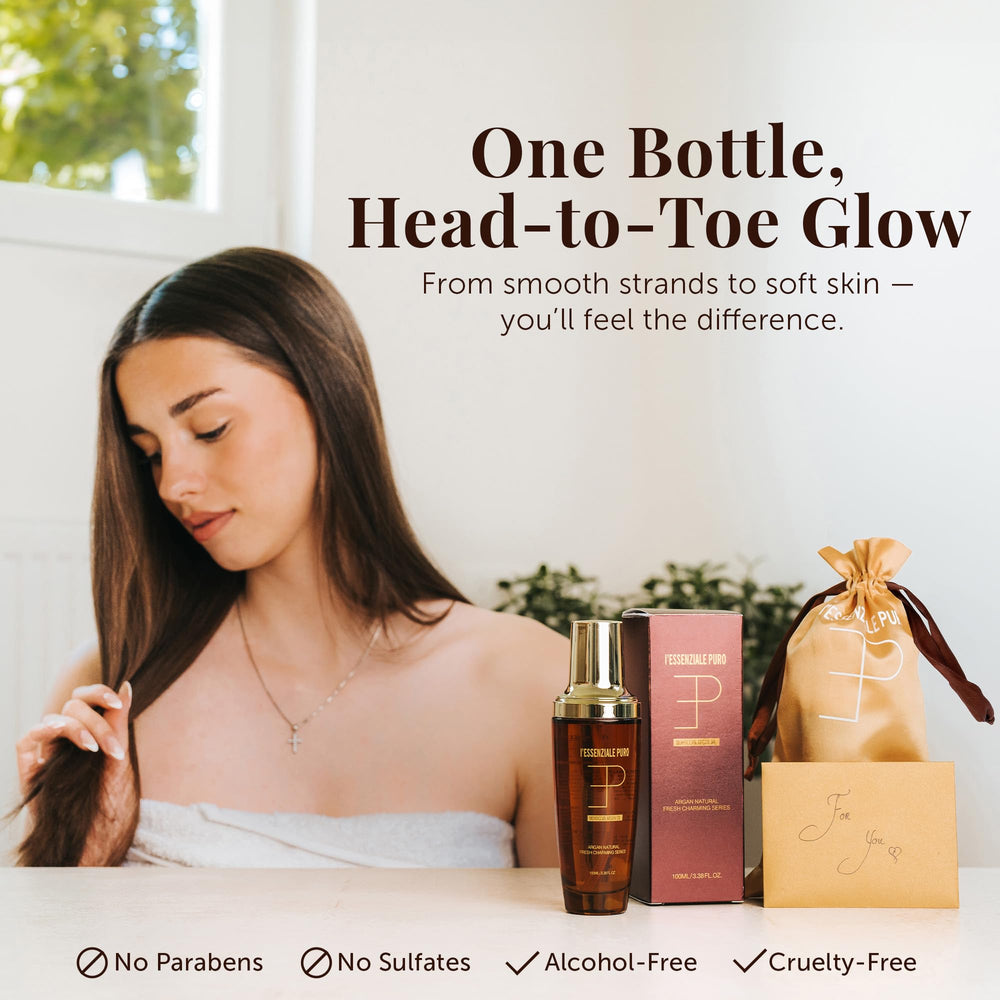 LEPURO gift-ready beauty pack image suggests a premium indulgent present