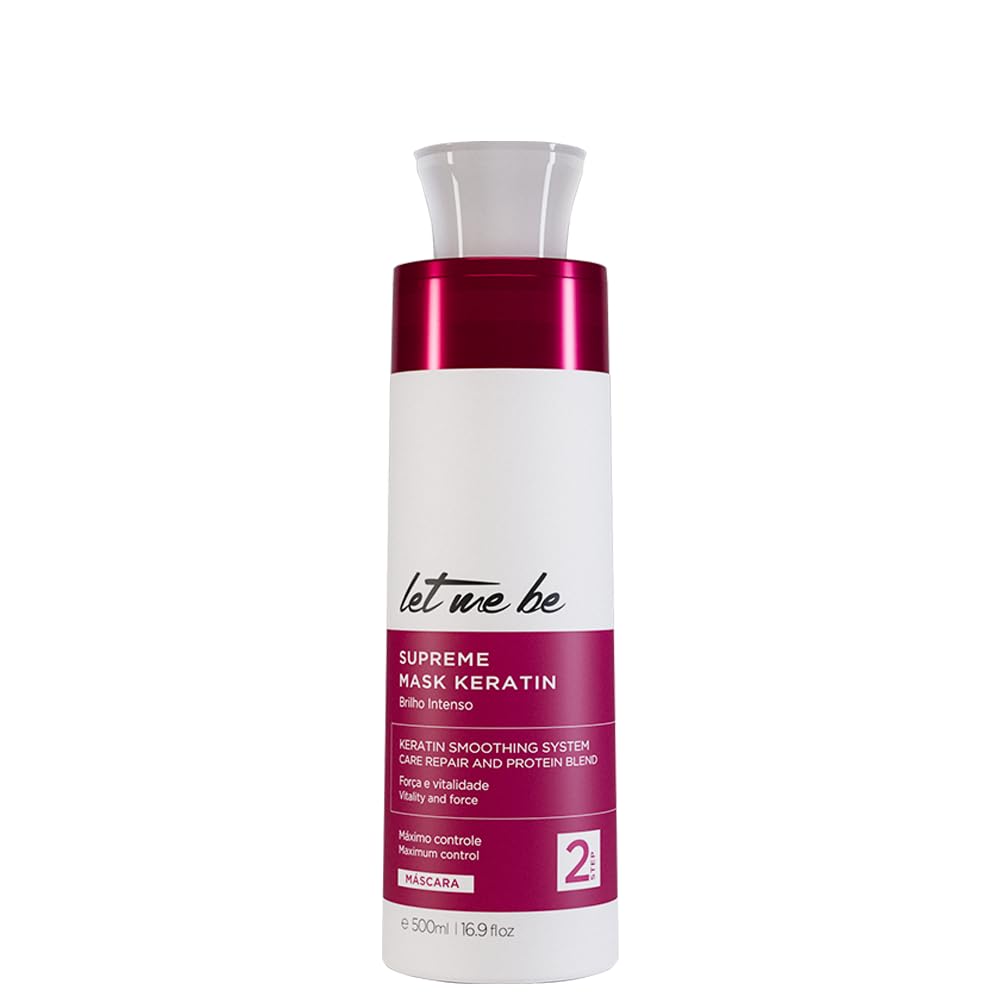Let Me Be Supreme Keratin Kit after-treatment hair shows silky shine and improved manageability.