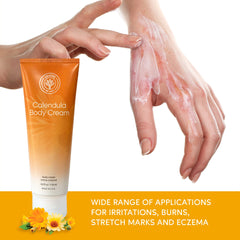 L’EUDINE Calendula Cream packaging emphasizes natural ingredients and value