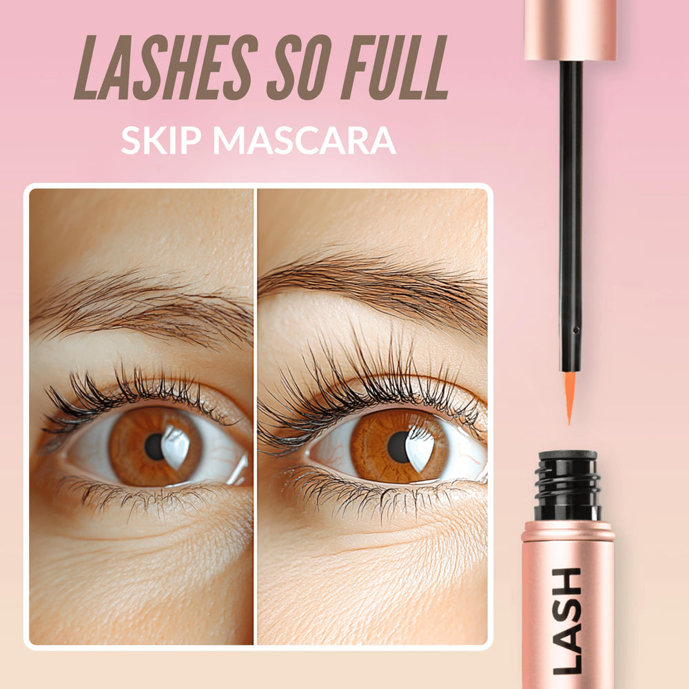 LeVaye Show Lash Serum wand close-up shows fine-tip for controlled application.