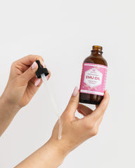 Emu Oil used on hair for nourishment and smoother ends.
