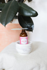 Emu Oil on skin providing gentle hydration and a healthy glow.