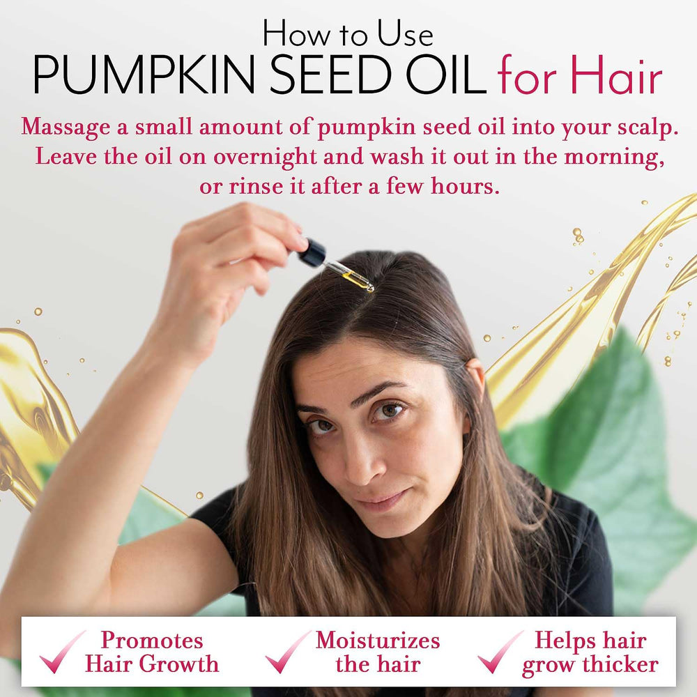 Scalp massage with Leven Rose pumpkin seed oil for healthier follicles.