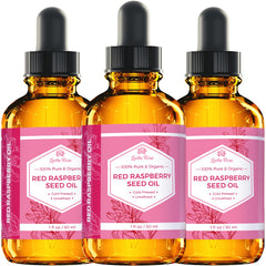 Leven Rose Raspberry Seed Oil application on skin demonstrates subtle hydration and glow.