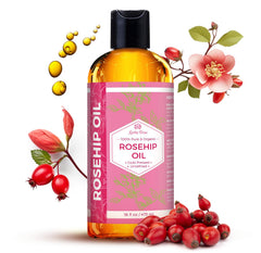 Leven Rose Rosehip Seed Oil face bottle for 16 oz delivers luminous, nourished skin