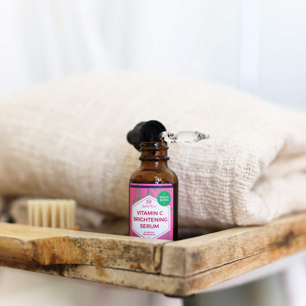 Leven Rose Vitamin C Serum packaging for easy daily use