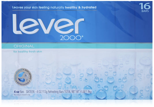 Lever 2000 Perfectly Fresh Original bar front view for touchable, refreshed skin.
