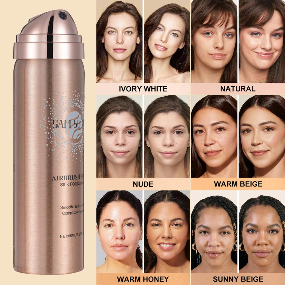 Lezero AirBrush Foundation Spray shade Porcelain for very light skin