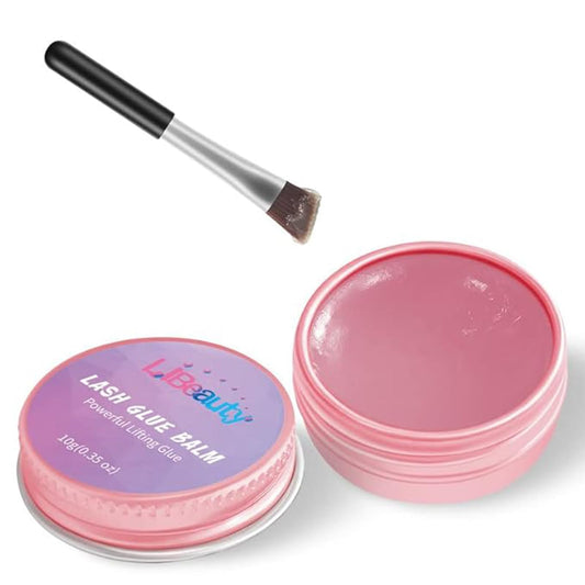Libeauty lash lift glue balm jar with 10g capacity for strong long hold